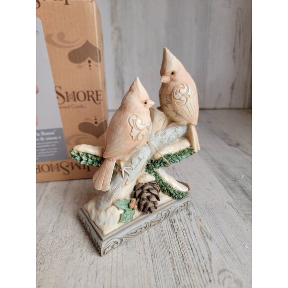 Jim shore NEW 6006585 togetherness is always in season cardinal Bird enesco figu - Picture 3 of 8